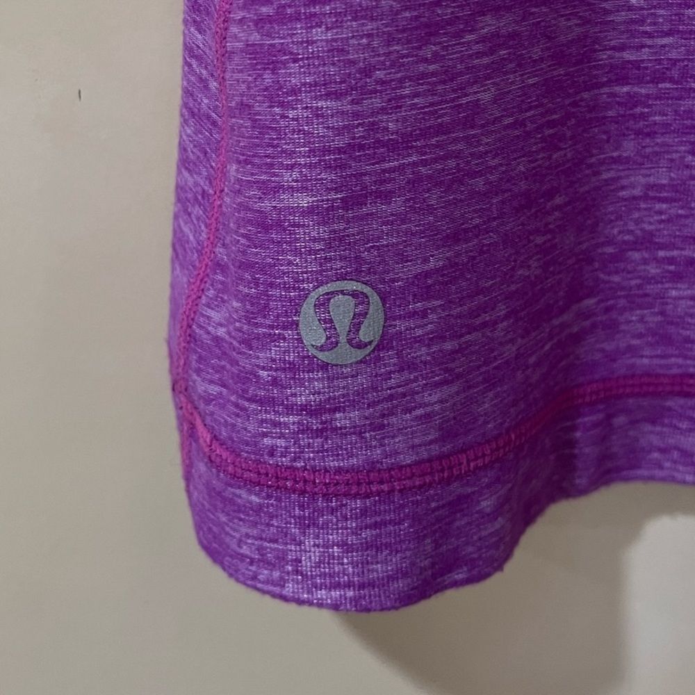LULULEMON Berry Dash Ruffle Back Tank Top Women’s Size 4 - Picture 3 of 3